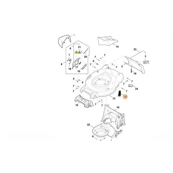 STIHL  Naklejka WA21 967 4401